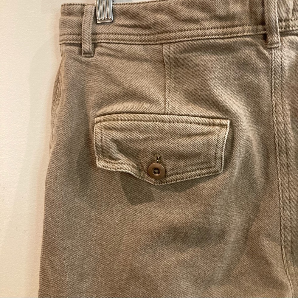 WILFRED FREE Sz 12 Multiple Pockets High Rise Heavy Canvas Modern Cargo Pants - Picture 9 of 13